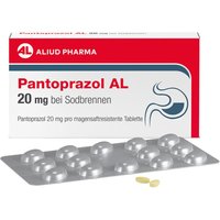 Pantoprazol AL bei Sodbrennen 20 mg magensaftresistente Tabletten