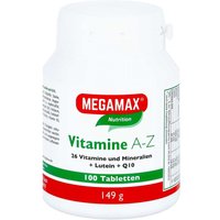 Megamax Vitamine A-z+q10+lutein Tabletten