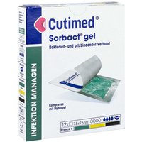 Cutimed Sorbact 7 5x7 5 cm Kompressen