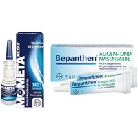MometaHEXAL Heuschnupfenspray + Bepanthen Augen- Nasensalbe