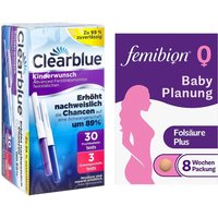 Clearblue Fertilitätsmonitor Teststäbchen 30+3 + Femibion