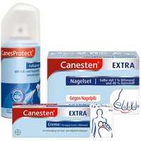 Canesten Extra 2-Phasen Kurztherapie bei Nagelpilz mit Fuß Spray