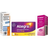 Allergie Set Heuschnupfen Augen Fokus