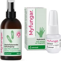 Myfungar Desinfizierendes Schuhspray+Myfungar Nagellack Lösung