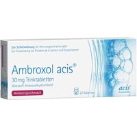 Ambroxol acis Trinktabletten 30 mg Lösung