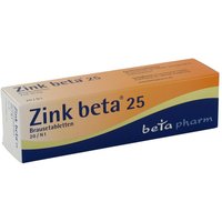 Zink beta 25 Brausetabletten