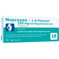 Naproxen - 1 A Pharma® bei Regelschmerzen 250 mg Tabletten