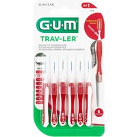 GUM TRAV-LER 0 8 mm rot (Kerze)
