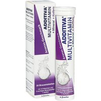 Additiva Multivit +Mineral+Koffein Ananas Brausetabletten