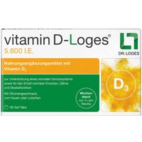 vitamin D-Loges 5 600 internationale Einheiten - Wochendepot 5,6 I.E. Kautabletten