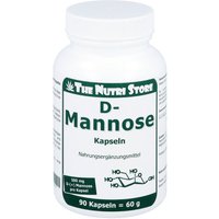 D Mannose vegetarische 500 mg Kapseln