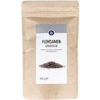 Flohsamen gemahlen Pulver