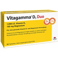 Vitagamma D3 Duo Vitamine d3 Magnes nem 150 mg Tabletten