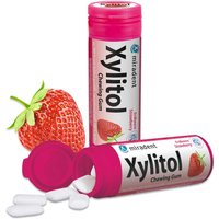 Miradent Xylitol Zahnpflegekaugummi Erdbeere