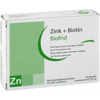Zink+biotin Kapseln
