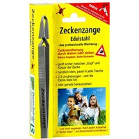 Zeckenzange Chirurgenstahl geriffelt