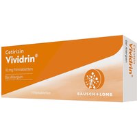 Cetirizin Vividrin - Schnell wirksame Allergietabletten 10 mg