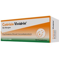 Cetirizin Vividrin - Schnell wirksame Allergietabletten 10 mg