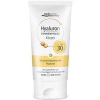 Hyaluron Sonnenpflege Körper Lsf 30 Creme