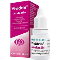Vividrin Azelastin bei Heuschnupfen und Allergien 0,5 mg Augentropfen