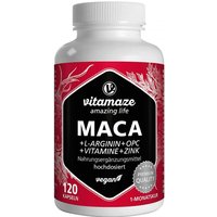 Vispura MACA 10 1 Hochdosiert+L-Arginin+OPC+Vit vegan 5 mg Kapseln