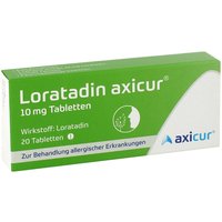 Loratadin axicur 10 mg Tabletten