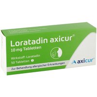 Loratadin axicur 10 mg Tabletten