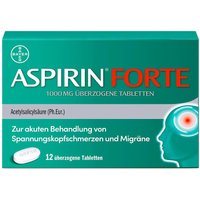 Aspirin Forte überzogene 1.000 mg Tabletten