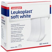 Leukoplast soft white 4 cmx5 m Rolle Pflaster