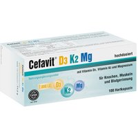 Cefavit D3 K2 Mg 2 mg Hartkapseln