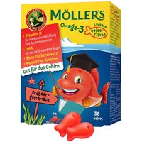 Möller's Omega-3 Gelee Fisch Erdbeere Kautabletten
