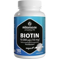 Biotin hochdosiert vegan 10 mg Tabletten
