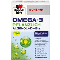 Doppelherz Omega-3 pflanzlich system Kapseln