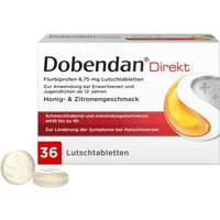 Dobendan Direkt gegen Halsschmerzen 8,75 mg Lutschtabletten