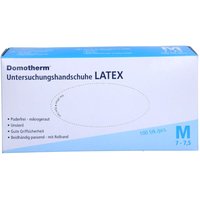 Domotherm Untersuchungshandschuhe Latex Unsteril Puderfrei M Bla
