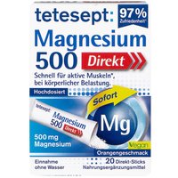 Tetesept Magnesium 500 Direkt Sticks