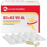 D3 + K2 Vit AL für die Knochen 80 µg Kapseln