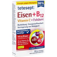 Tetesept Eisen+B12 Vitamin C+Folsäure