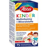Abtei Kinder Multivitamine + Mineralstoffe Schmelztabletten