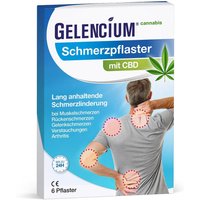 Gelencium Schmerzpflaster mit CBD Pflaster