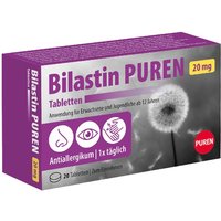 Bilastin Puren bei Allergie 20 mg Tabletten