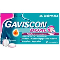 Gaviscon Dual Waldfrucht 250 mg Kautabletten