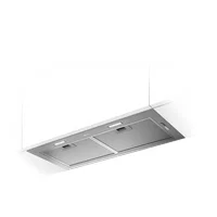 Elica Fold FOLD-GR-80 80cm Built-In Canopy Cooker Hood in Grey
