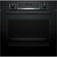 Bosch HQA574BB3B Series 4 Built-In Oven with Added Steam Function 60cm x 60cm in Black