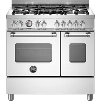 Bertazzoni MAS95C2EXC Master Series 90cm 5-Burner Electric Double Oven Range Cooker