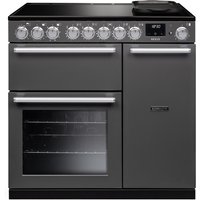 Rangemaster NEX90EIPSLT/CM1 Nexus 90cm Induction Range Cooker In Slate / Chrome Trim