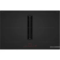 Bosch PVQ81AH26E Series 6 Induction Hob with Integrated Ventilation System 80cm in Matt Black