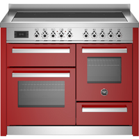 Bertazzoni PRO115I3EROT2 110cm Pro Series Range Cooker in Red