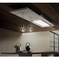 Elica LULL-AT-WW-RC Lullaby @ 120cm RC Ceiling Extractor Hood in White Wood