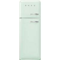 Smeg FAB30LPG5UK 50's Style Freestanding Left Hinge Fridge Freezer Pastel Green